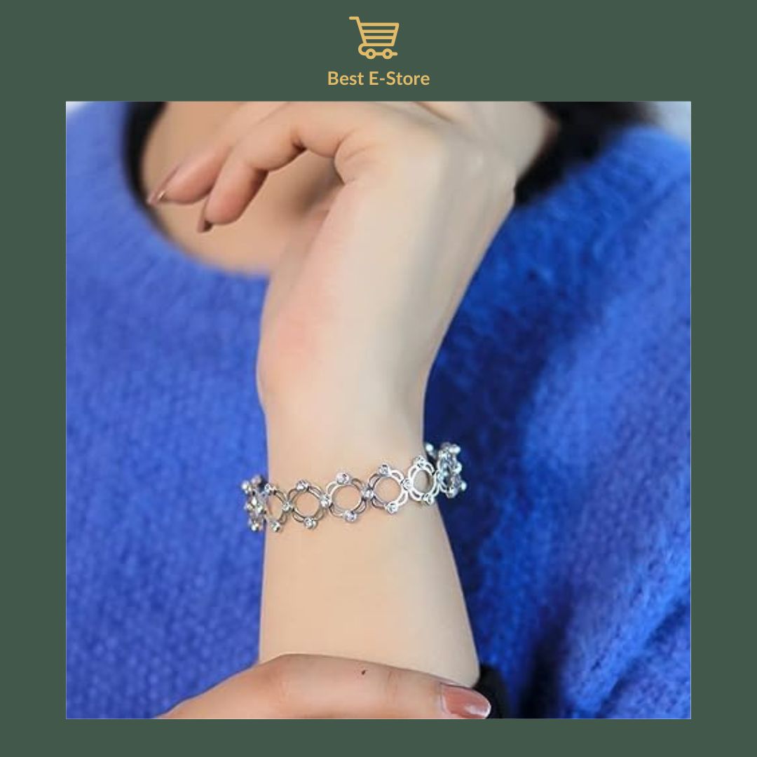 🎁 Idealny prezent: Bransoletka z błyszczącymi CZ Glamour 💎
