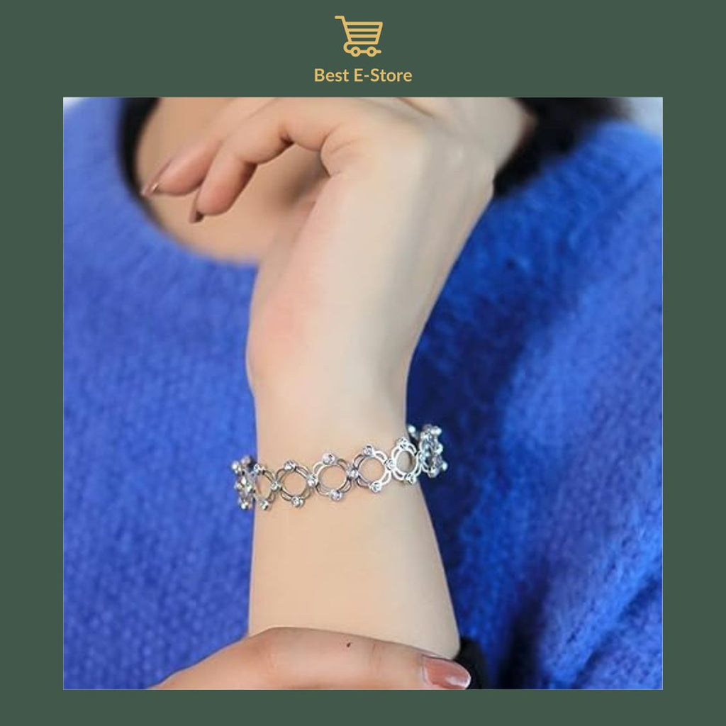 🎁 Das perfekte Geschenk: Wandelbarer Armreif  funkelnden Zirkoniasteinen 💎