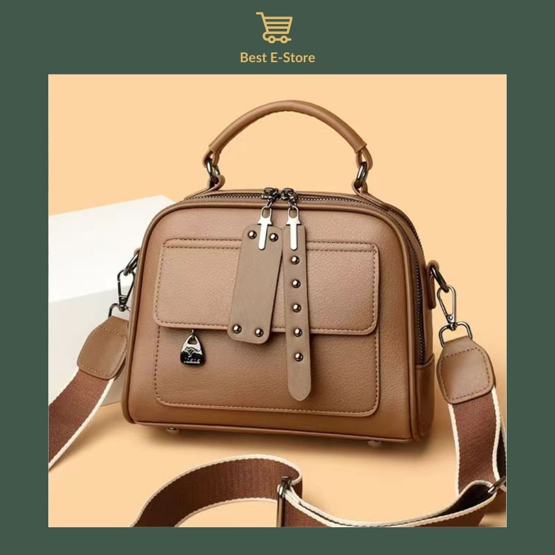 👜 Elegante Leder-Umhängetasche: Stilvoll & geräumig ✨