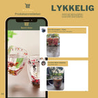 🌼Floral Fusion: Dobbeltveggede Glasskopper