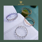🎁 Idealny prezent: Bransoletka z błyszczącymi CZ Glamour 💎
