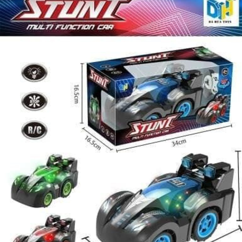 RC STUNT RACING CAR 360 ROTATING STUNT