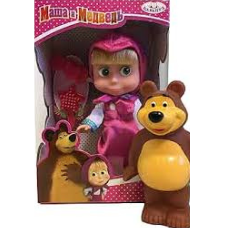 Masrha and bear toy